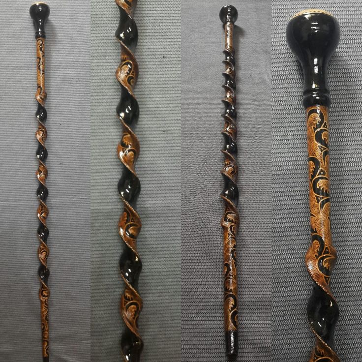 Skull Walking Stick, Engraved Walking Stick, Wood Stick Carving, Walking Stick Designs, Weebles Wobble, Wood Hiking Stick, Cool Walking Canes, Conductor Batons, Unique Walking Sticks