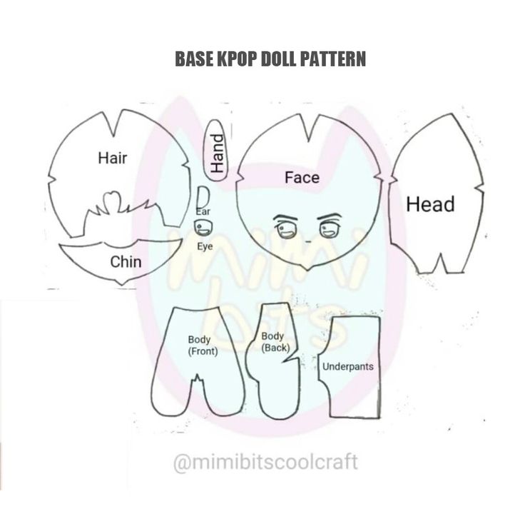 the basic instructions for how to make a paper doll