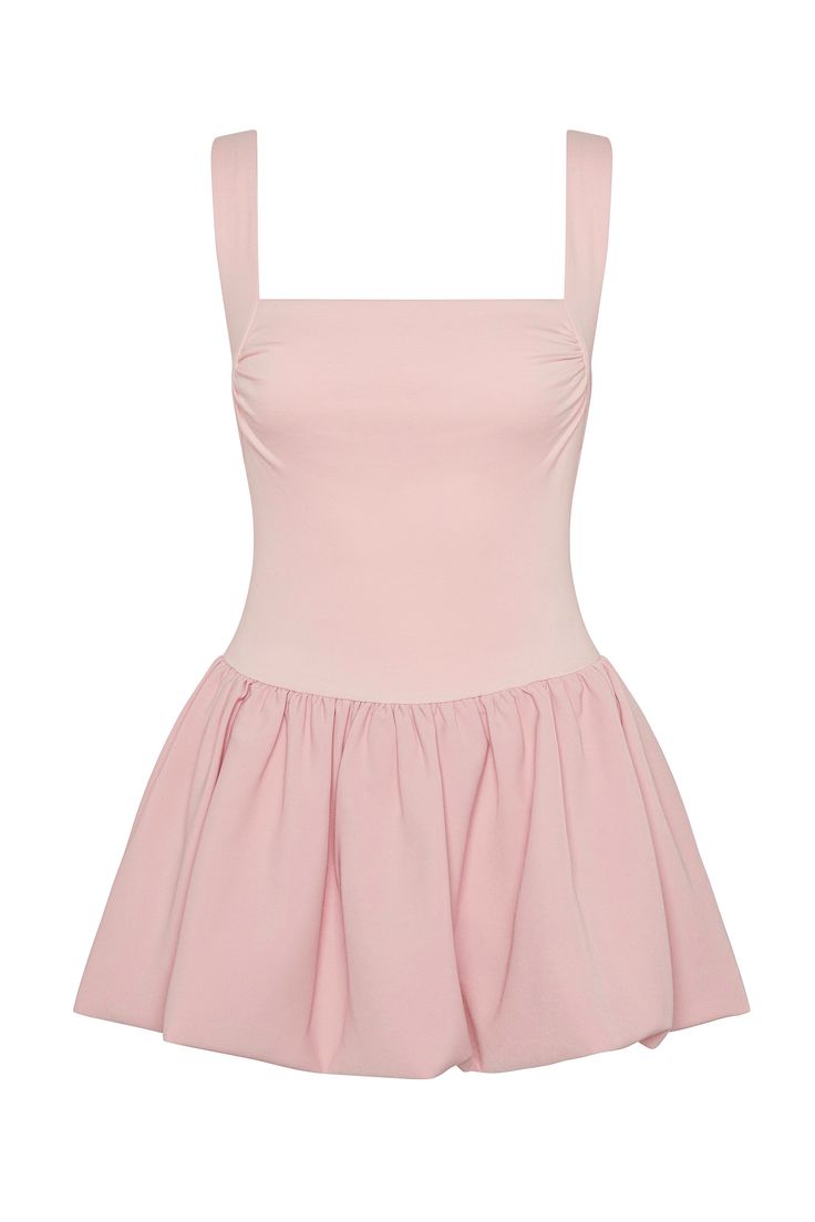 Our Bisou Bubble Knit Mini Dress is THE ultimate fun and flirty mini dress perfect for (literally) any occasion. Cut from a soft, stretch knit fabric in the most flattering silhouette, this baby pink mini dress also features a flared skirt silhouette in a bubble style and accentuating details on the bust whilst providing coverage in all the right areas. Stockholm Clothes, Baby Pink Mini Dress, Coquette Party, Fun Halloween Outfits, Vacay Fits, Champagne Problems, Pink Sundress, Flirty Outfits, Bubble Style