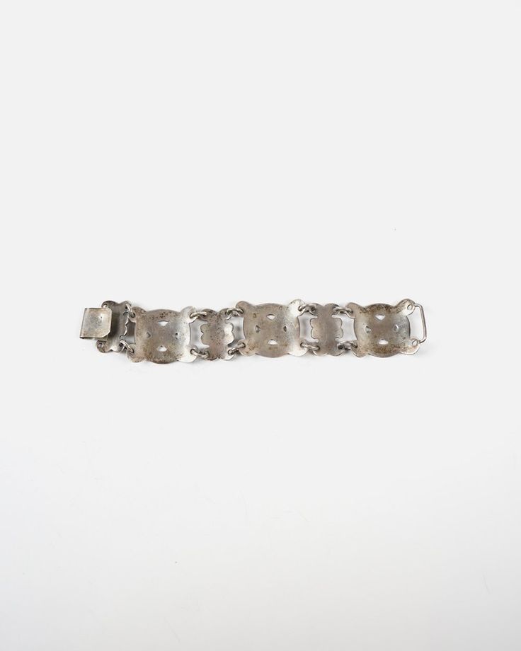 Sterling 7.75" long 1.25" wide Timeless Sterling Silver Bracelet With 17 Jewels, Timeless Adjustable Rectangular Bracelets, Timeless Adjustable Rectangular Bracelet, Luxury Metal Bracelets With Extender, Modernist Jubilee Bracelet For Formal Occasions, Rectangular Silver Jewelry With Bracelet Strap, Timeless Silver Bracelets With Rectangular Links, Modern Bracelets With Box Clasp, Timeless Silver Bracelet Strap Jewelry