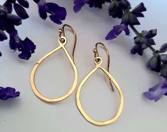 14k Gold Dangle Earrings Dangle Earring 14k Gold Earrings | Etsy Dainty Teardrop Yellow Gold Hoop Earrings, Elegant Everyday Yellow Gold Teardrop Earrings, Elegant Recycled Gold Dangle Jewelry, Elegant Yellow Gold Teardrop Earrings For Everyday, Hypoallergenic Yellow Gold Teardrop Jewelry, Handmade 14k Gold Drop Earrings, Tarnish Resistant Yellow Gold Pear-shaped Jewelry, Elegant Recycled Gold Earrings With Ear Wire, Minimalist Hallmarked Teardrop Earrings