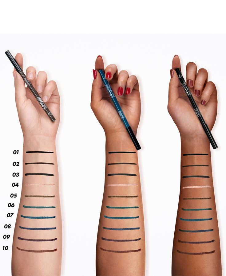 Find MAKE UP FOR EVER Aqua Resist Color Pencil Eyeliner 7 on Editorialist. An eyeliner that provides waterproof wear in matte and pearly finishes. Color Eyeliner, Brown Eyeliner, Colored Eyeliner, Eyeliner Pencil, Sensitive Eyes, Liquid Liner, No Eyeliner Makeup, Make Up For Ever, Diy Kits Gift