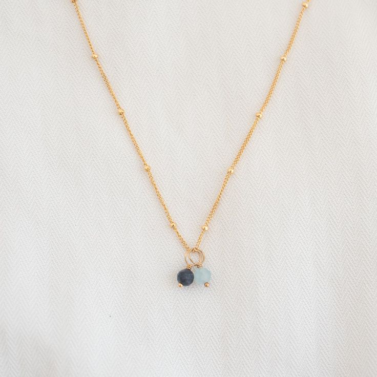 Birthstone Necklace – Evorly Family Pets, Birthstone Necklace, Loved Ones, Sterling Silver Chains, Birthstone, Silver Chain, Natural Gemstones, Gold Filled, Love This