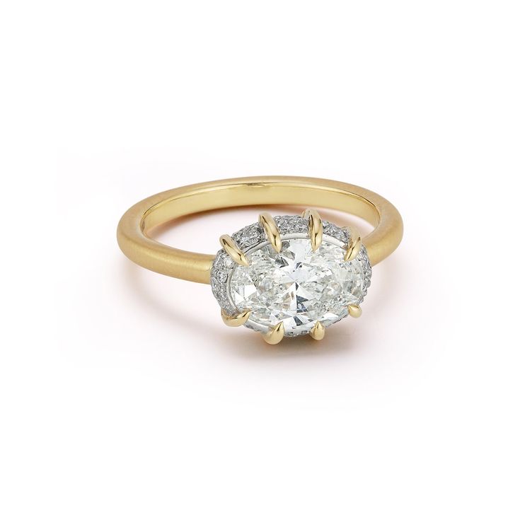 Scarlett Solitaire Ring in 18K Yellow Gold 8 Prong Engagement Ring, Solitaire Ring Designs, Diamond Color Scale, Baguette Diamond Band, Classic Engagement Ring, Platinum Rose Gold, Bespoke Engagement Ring, Classic Engagement, Gold Chain With Pendant