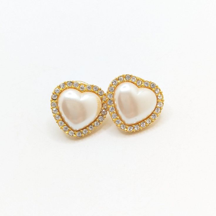 CYBER MONDAY SALEIn good vintage condition. We pack and ship with care in a gift box.Christmas gift Heart-shaped Clip-on Earrings For Valentine's Day Anniversary, Valentine's Day Heart Shaped Clip-on Earrings For Anniversary, Valentine's Day Heart Shaped Clip-on Earrings, Gold Rhinestone Heart Earrings, Formal Heart-shaped Clip-on Earrings, Gold Heart-shaped Earrings With Rhinestones, Heart-shaped Rhinestone Earrings For Valentine's Day Anniversary, Elegant Heart-shaped Clip-on Earrings For Valentine's Day, Rhinestone Earrings For Anniversary, Valentine's Day