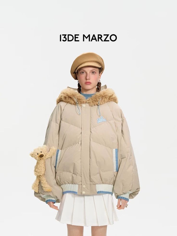 13DE MARZO Doozoo Cosplay Down Jacket Semolina Size Chart ( in CM ) Chest Sleeve Length S 107.5 79 70 M 110.4 81 72 L 113.3 83 74 Lining composition: 100% PolyesterLining material composition: 52% Polyester, 48% ViscoseFilling: White Duck Down (down content 85%) Fleece content: S/195g; M/206g; L/218g Hooded Outerwear For Cosplay Events, Harajuku Style Winter Outerwear For Streetwear, Winter Harajuku Style Streetwear Outerwear, Harajuku Style Winter Streetwear Outerwear, Trendy Long Sleeve Outerwear For Cosplay, Trendy Cosplay Outerwear For Winter, Trendy Outerwear For Cosplay In Winter, Harajuku Hooded Fall Outerwear, Retro Winter Outerwear With Stand Collar