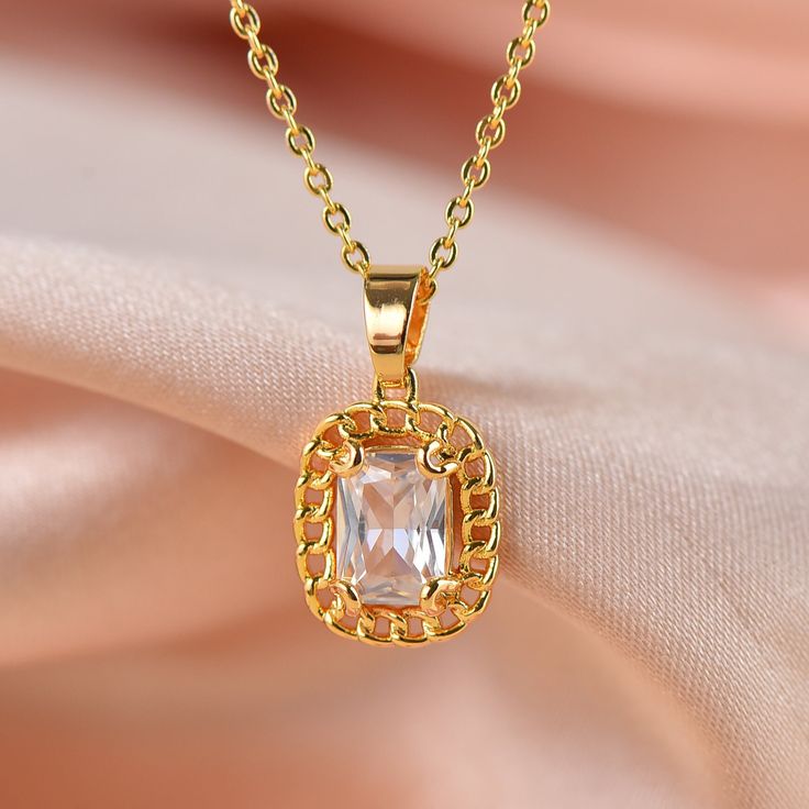 14K Gold Plated Filigree Dainty Charm With Radiant Cut Cubic Zirconia  *CHAIN IS NOT INCLUDED 14K Gold plating Over Brass, coated with non tarnishing coat Measurement: 9.5mm x 13mm Bail: Inside Diameter 2.5mm Charm Thickness: 3mm Metal Color: Gold Bulk discount is available at drop down menu Ship from Los angeles Exquisite Gold Cubic Zirconia Necklaces, Exquisite Gold Cubic Zirconia Necklace, Gold Pendant Necklace With Prong Setting, Hallmarked Gold Cubic Zirconia Necklace, Gold Hallmarked Cubic Zirconia Necklaces, Yellow Gold Plated Crystal Jewelry, Gold Pendant With Prong Setting, Dazzling Gold Necklace With Diamond Cut, Dazzling Gold Jewelry With Gemstones