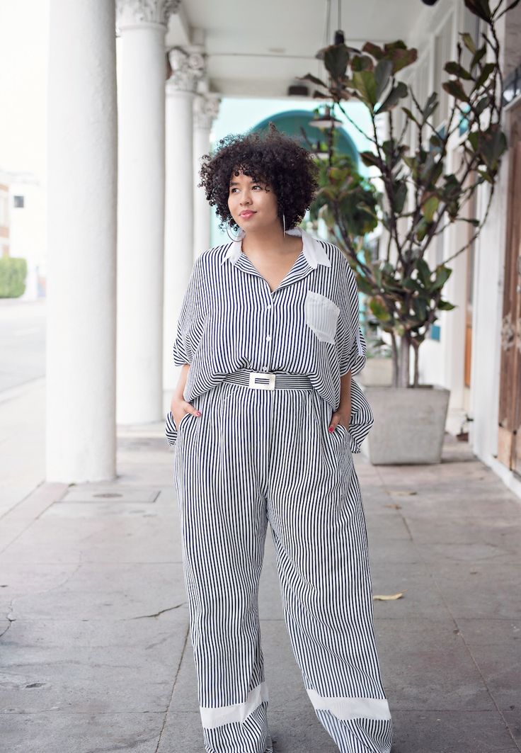 Gabi Fresh, Body Positive Fashion, Plus Size Summer Fashion, Plus Size Jumpers, Evening Dresses Uk, Plus Size Tips, Rock Dresses, Stripe Pants, Fashion Goals