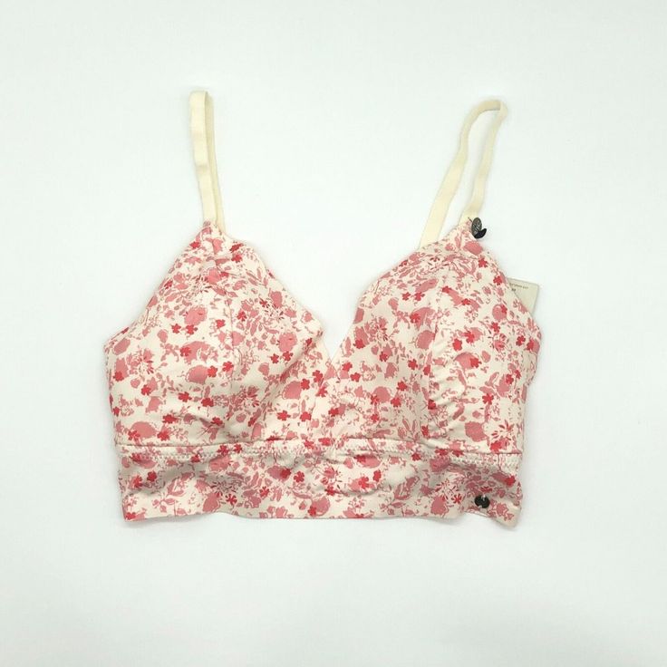 Lucky Brand Womensfloral Wireless Padded Bralette Bra Size 38c Ivory Pink Condition: New With Tags Brand: Lucky Brand Color: Ivory Pink Style: Lvd25951a Lightly Padded Adjustable Strap Pullover Style Polyester/Spandex Wash Cold Imported 23s-13096-Pk38c Spring Loungewear Bra With Removable Pads, Casual Spring Bra, Cotton Bra For Summer Loungewear, Summer Cotton Bra For Loungewear, Summer Cotton Loungewear Bra, Summer Beach Bra With Floral Print, Summer Beach Bra In Cotton, Summer Cotton Bra For Beach, White Bra For Spring Loungewear