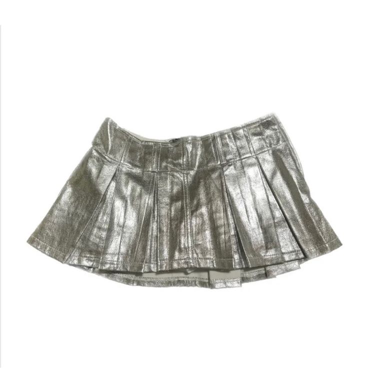 Brand New With Tag Never Been Worn. Perfect For A Night Out At A Concert Or Festival. Message For More Pictures :) Brand: Fashion Nova Metallic Tube Skirt, H&m Silver Skirt, Silver Vinyl Skirt, Silver Taffeta Skirt, Silver Space Skirt, Silver Skirts Metallic, Silver Rave Skirt, Silver Glitter Skirts, Mettalic Mini Skirt