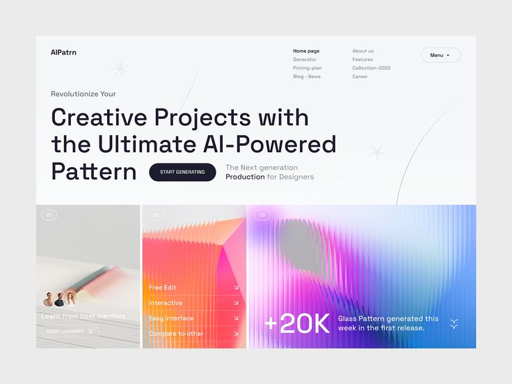 Art Studio Landing Page animation by Levi Wilson for QClay on Dribbble Lab Image, Ui Ux 디자인, User Centered Design, Ui Design Trends, Portfolio Website Template, Modern Website Design, Shopify Website Design, Ui Design Website, Website Layout