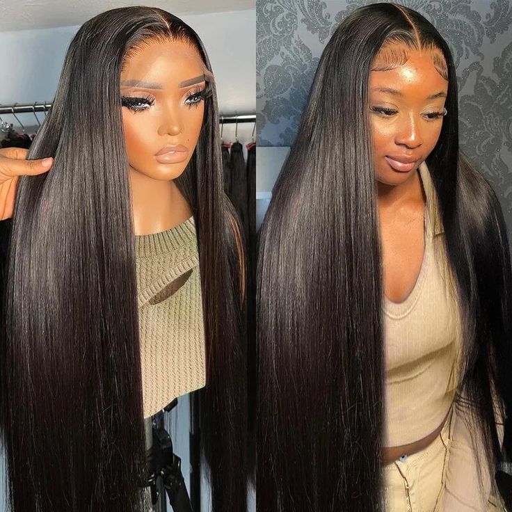 PRODUCT FEATURES Item: 26 Inch 5x5 Lace Closure Wig + 20 inch 13x2 Wig Or 2X6 Closure Wig Hair Material: 180% Density 10A Grade Remy Hair, Can Be Dyed And Bleached Easily. Base Material: Transparent Lace Cap Size: Average Size 21.5-22.5 Inch Pack: 2 Pieces/Pack Ship Time: Ship Within 24 Hours,Limited Stock! 2x6 Closure, Cheap Human Hair Wigs, Long Human Hair Wigs, Thick Base, Small Head, Silver Grey Hair, 100 Human Hair Wigs, Red Wigs, Straight Lace Front Wigs