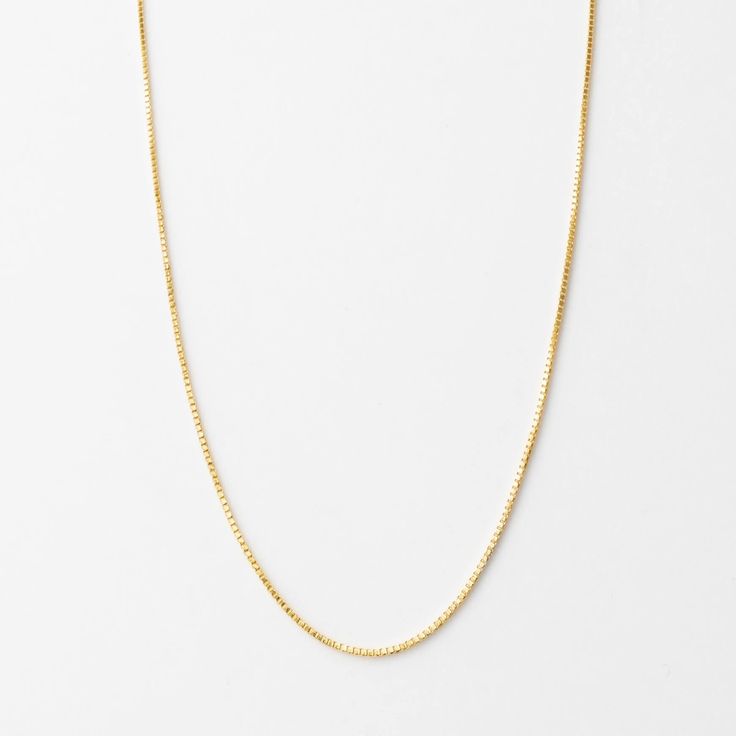 plp_main; Material: 14k Gold Fill 14k Gold Charm Necklace With Box Chain, 14k Yellow Gold Charm Necklace With Box Chain, Classic Charm Necklaces With Box Chain As Gift, Dainty 14k Gold Charm Necklace With Box Chain, Everyday 14k Gold Box Chain Necklace, Minimalist 14k Gold Box Chain Necklace, Minimalist Box Chain Charm Necklaces For Everyday, Minimalist Box Chain Charm Necklace For Everyday, Minimalist Yellow Gold Snake Chain Charm Necklace