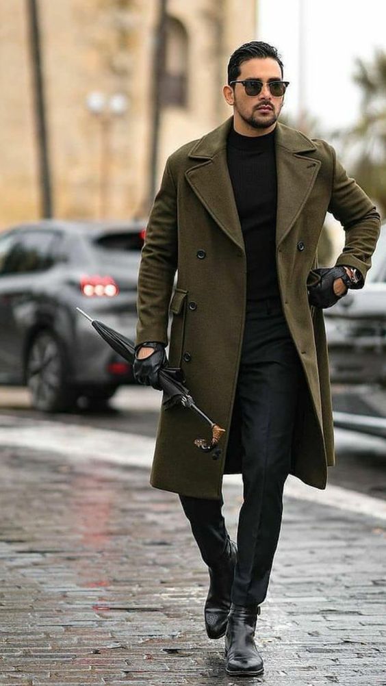 Men’s fall coat 18 ideas: Enhance your style this season Mens Fall Coats, Stil Masculin, Man's Overcoat, Mode Mantel, Overcoat Men, Mens Overcoat, Men's Trench Coat, Long Winter Coats, Classy Men