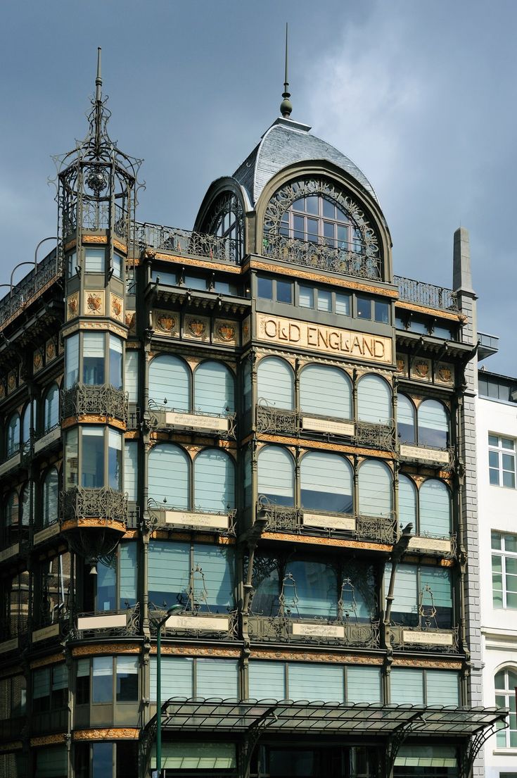 The Old England Building, Brussels, Belgium Brussels Architecture, Art Nouveau Aesthetic, Nouveau Aesthetic, Architecture Art Nouveau, Art Nouveau Interior, Gothic Buildings, Architecture Landmark, Art Nouveau Architecture, Brussels Belgium