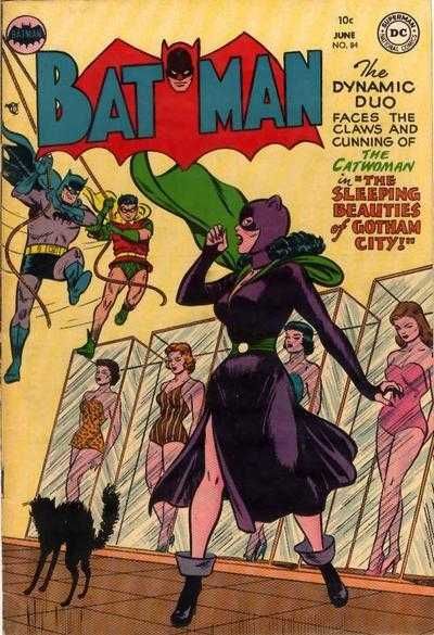 an old comic book cover with batman and other dc characters