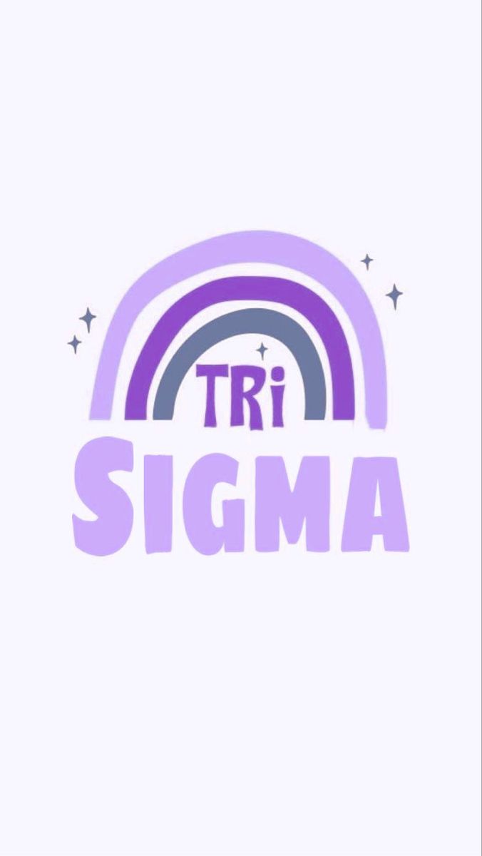 the tri stigma logo is shown in purple and blue with stars on it, as well as