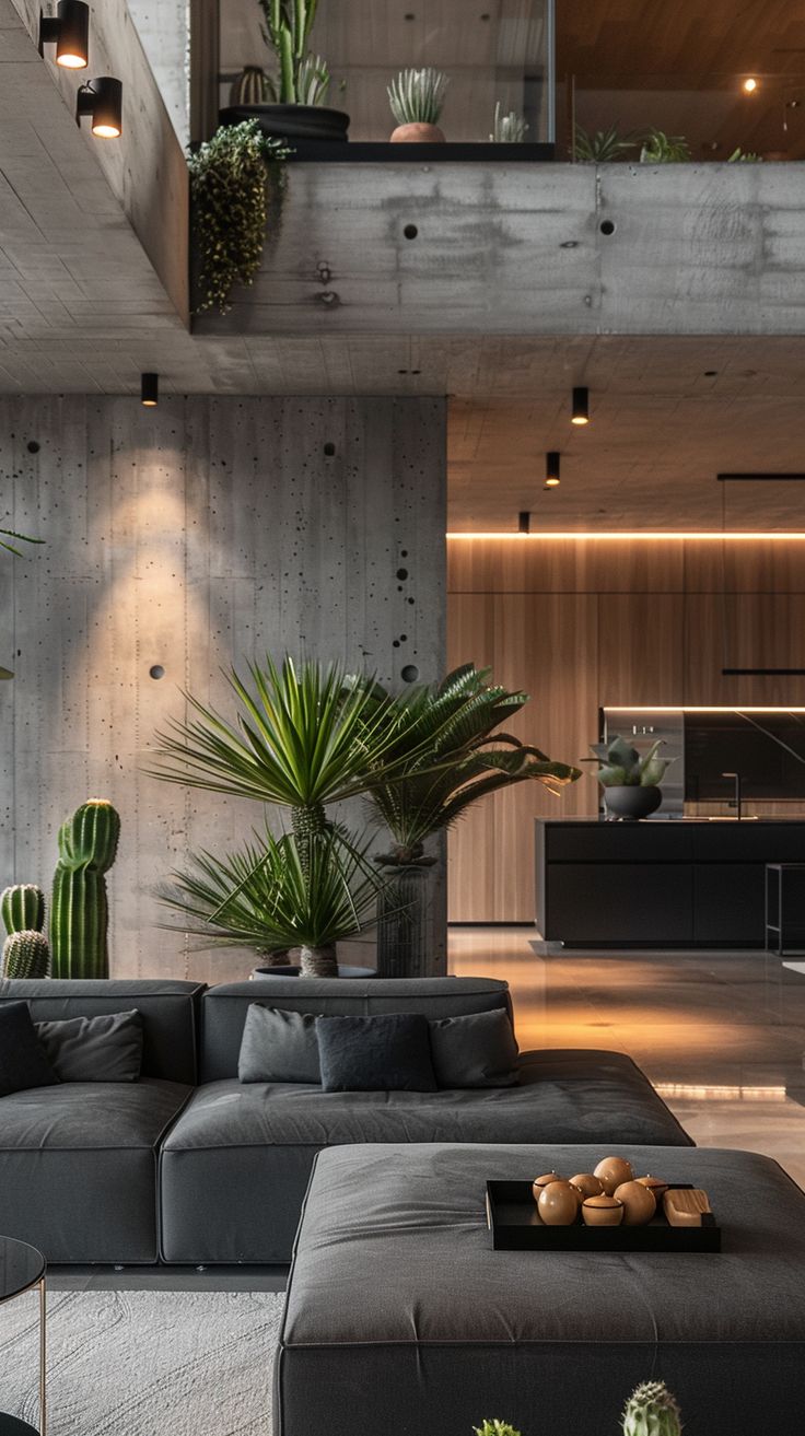 On Day 5 of our 15-day Trendy Material challenge, we feature Concrete Effect Wallpaper, perfect for industrial interior design. This wallpaper captures the raw, edgy beauty of concrete, adding a modern touch to any space. It pairs well with metal, wood, and exposed brick, ideal for feature walls. Easy to install and maintain, it offers a versatile, stylish transformation. Join us for the rest of the challenge to explore more trendy materials!
Home Decor, Home Transformation, Garden, Photography Concrete Modern Interior, Concrete Wall Apartment, Concrete Homes Interior, Minimalist Industrial Design, Scandinavian Industrial Interior Design, Raw House Design, Concrete Walls Interior Living Room, Concrete Interior Design Living Room, Minimalist Concrete Interior