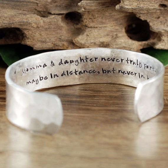 Hey, I found this really awesome Etsy listing at https://www.etsy.com/listing/667023730/mothers-cuff-bracelet-personalized-mom Secret Message Bracelet, Grandma Bracelet, Custom Cuff Bracelet, Mom Bracelet, Mother Of The Bride Gift, Mothers Bracelet, Christmas Gifts For Grandma, Message Bracelet, Moms Bracelet