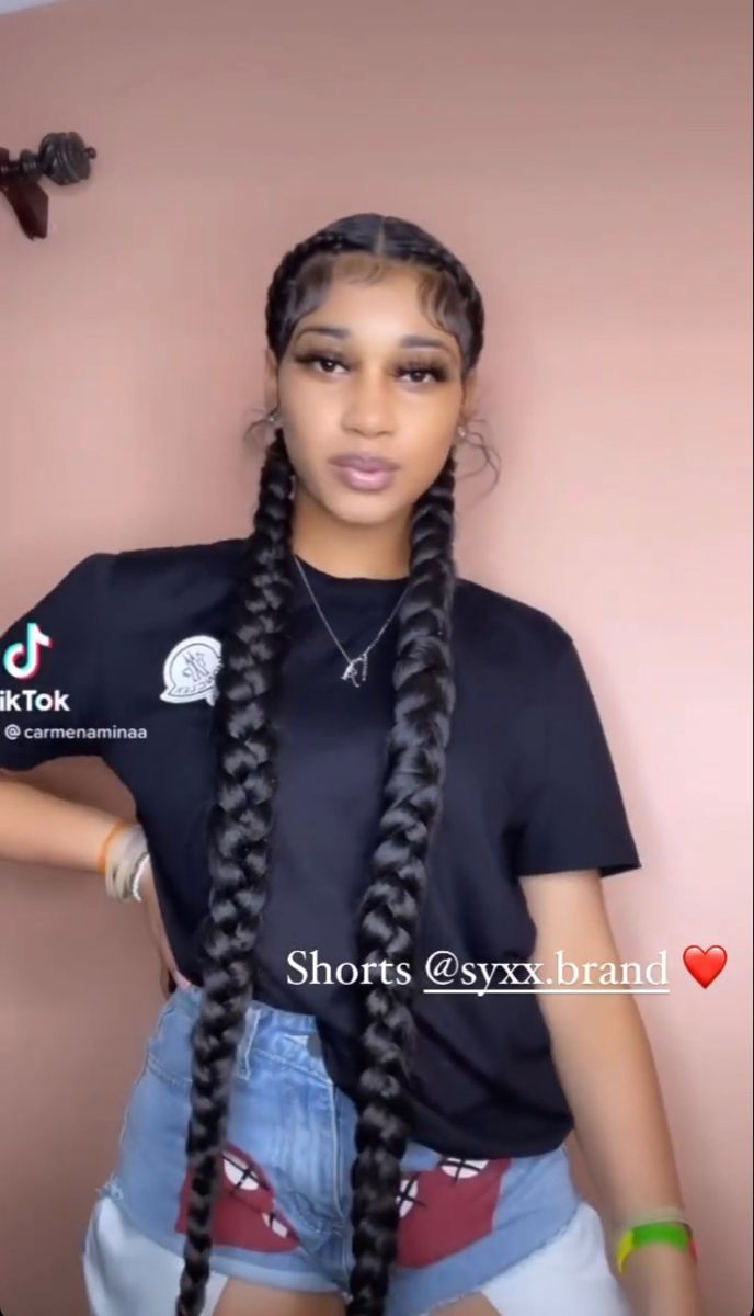 Two Straight Back Braids With Weave, 2 Braids To The Back With Weave, Two Braids Goddess Braids, 2 Cornrows With Weave, 2 Braids Style For Black Women, Two Braids Styles For Black Women, 2 Scalp Braids With Weave, Two Braids To The Back With Weave, Black Women 2 Braid Hairstyles