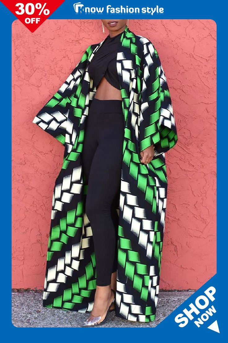 White Green Casual Street Print Patchwork Cardigan Collar Plus Size Overcoat Chic Long Green Outerwear, Chic Multicolor Patchwork Outerwear, Trendy Patchwork Summer Outerwear, Trendy Long Green Outerwear, Non-stretch Black Outerwear For Spring, Chic Long Multicolor Outerwear, Chic Multicolor Long Outerwear, Green Oversized Long Outerwear, Summer Patchwork Cardigan