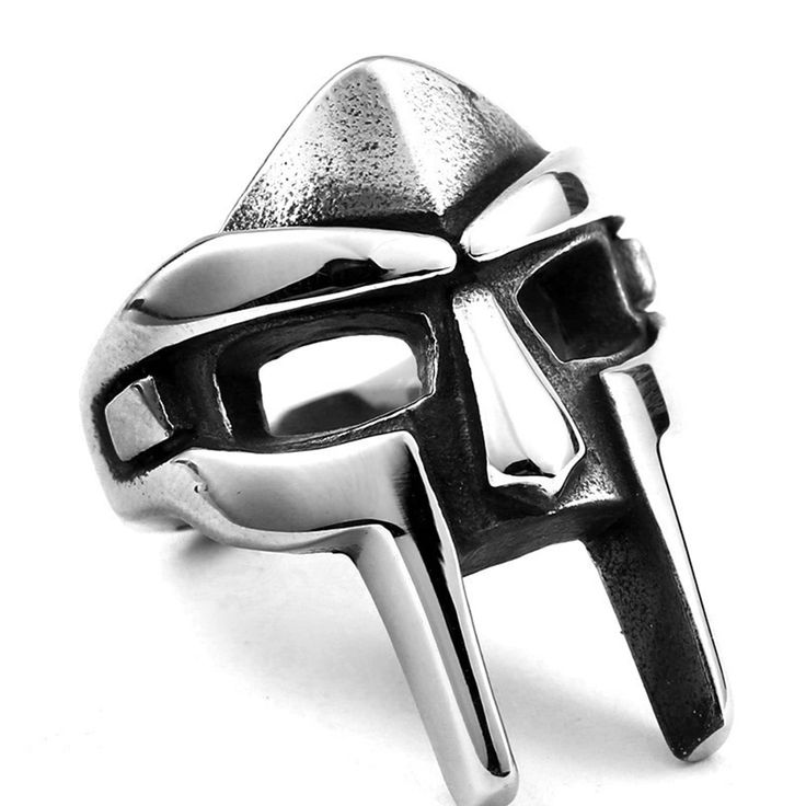 PRICES MAY VARY. DOOM MASK RINGS：The mf doom ring is a perfect fusion of gothic punk and jewelry, symbolizing the self behind the mask of doom, not blindly following, conveying love and confidence. UNIQUE DESIGN：The design concept of this ring comes from the medieval world of knights, dripping in the artistic design of the helmet, very noble and stylish. SIZE AND MATERIAL：Available ring size(6,7,8,9), made of high quality metal, lead-free, nickel-free, hypoallergenic, comfortable to wear and you Pharaoh Mask, Doom Mask, Mf Doom Mask, Egyptian Pharaoh, Spartan Warrior, Bracelet Viking, Ring Man, Couple Style, Mf Doom