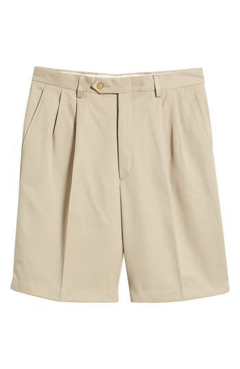 Made from soft microfiber and styled with crisp pleats, these shorts are ideal for casual Friday and weekend golf rounds alike. 9" inseam; 12" leg opening; 11 3/4" front rise 100% polyester Machine wash, tumble dry Imported Mens Shorts Outfits, Shorts Outfits, Casual Friday, Pleated Shorts, Cardi B, Short Outfits, Mens Shorts, Golf, Nordstrom