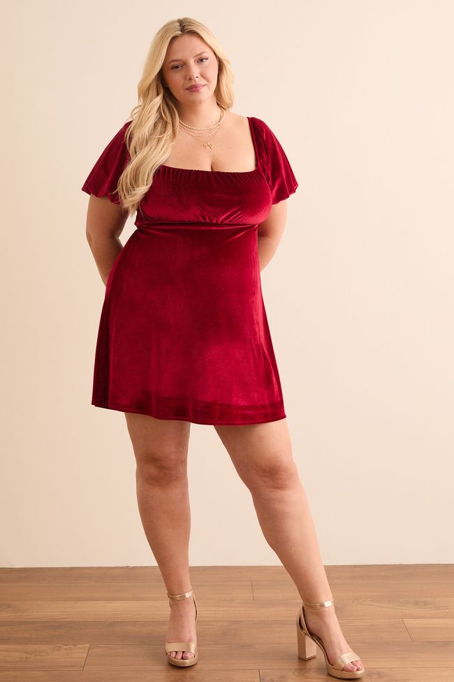 This stunning piece features a soft, velvety fabric, a square neckline, and playful puff sleeves. The elegant bow at the back adds a touch of sophistication, perfect for special occasions or evening events. Velvet Mini Dress, Bow Shorts, Chenille Sweater, Mini Velvet Dress, Altar'd State, Christmas Dress, Getting Cozy, Dress Romper, Dress With Boots