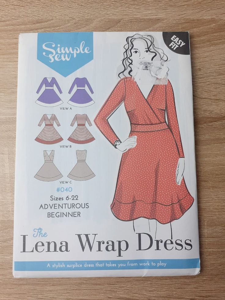 the sewing pattern for this dress is easy to sew