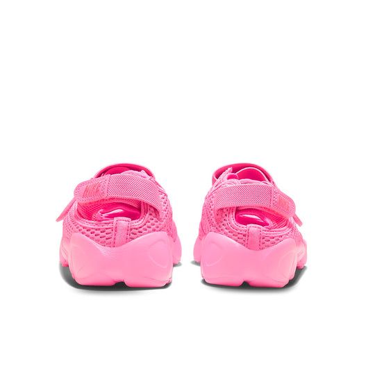 (WMNS) Nike Air Rift BR 'Pink Glow' FN9326-666 - KICKS CREW Functional Pink Sneakers For Light Sports, Functional Pink Synthetic Sneakers, Functional Pink Slip-on Sneakers, Pink Outdoor Sneakers With Rubber Sole, Outdoor Pink Sneakers With Rubber Sole, Casual Pink Slip-resistant Sneakers, Pink Sneakers With Rubber Sole For Outdoor Activities, Pink Rubber Sole Sneakers For Outdoor Activities, Pink Slip-resistant Low-top Sneakers