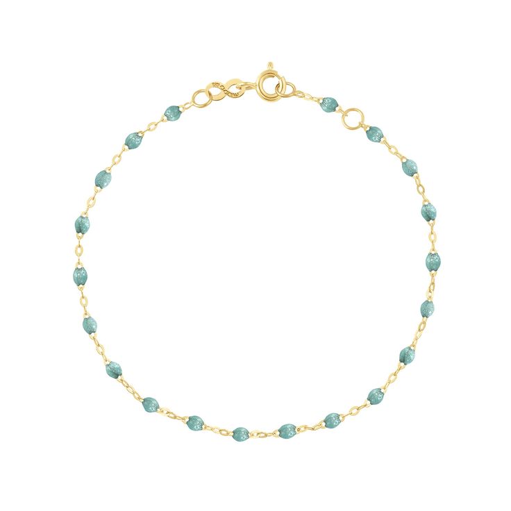 Gigi Clozeau - Classic Gigi Iceberg bracelet, Yellow Gold, 6.7 Affordable Jewelry, Everyday Look, Chain Necklace, Beaded Necklace, Yellow Gold, Bracelet, Chain, Yellow, Gold