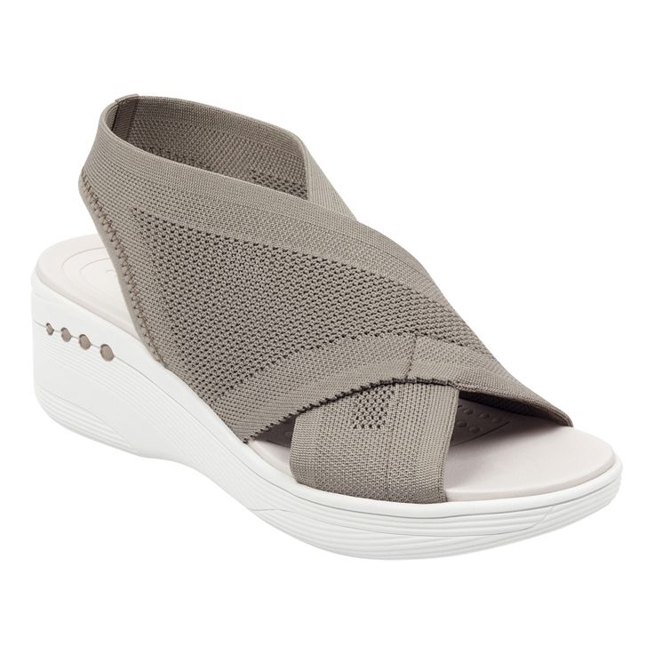 Slip On Wedge Sandals, Most Comfortable Shoes, Strap Sandals Women, Easy Spirit, Flip Flop Shoes, Sport Sandals, Comfortable Sandals, Slingback Sandal, Pump Sandals