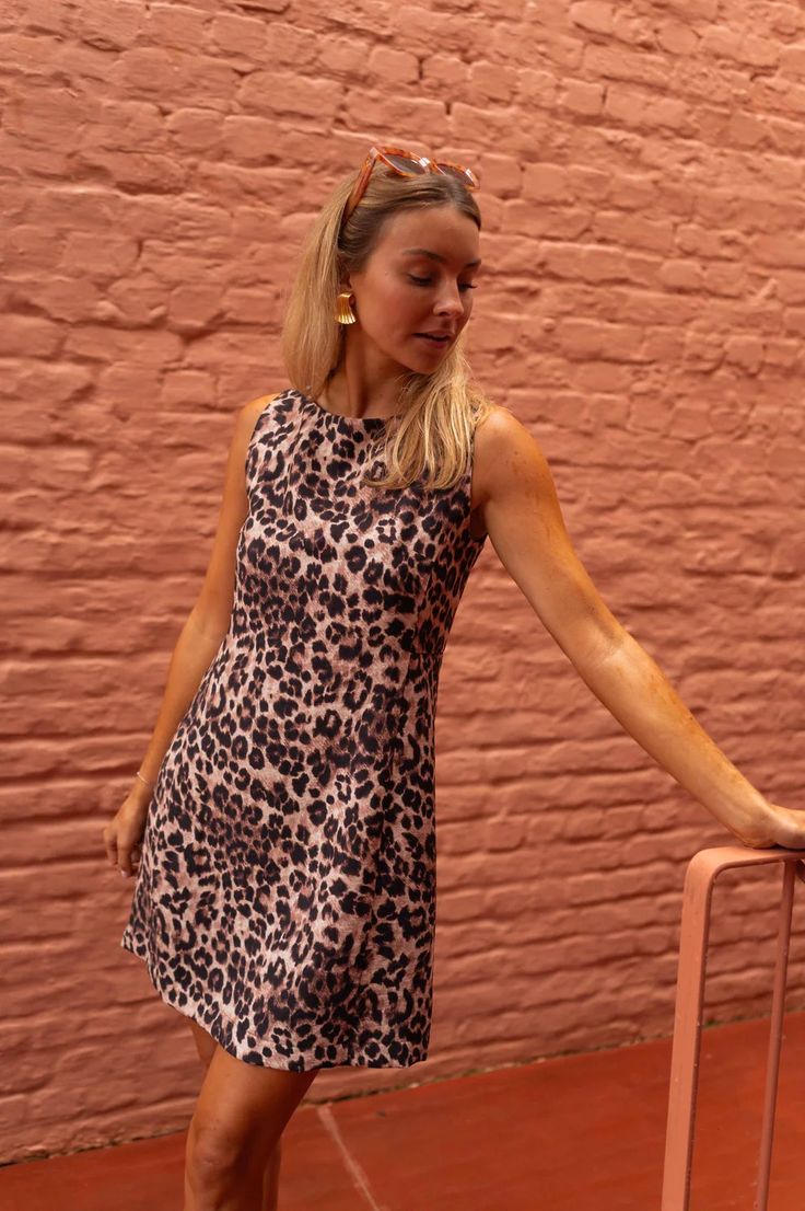 Leopard Yena Dress – Easy Clothes North America Parisian Women, Leopard Print Dress, H Style, Women's Summer Fashion, Summer Women, Made In France, The Struts, North America, Print Dress