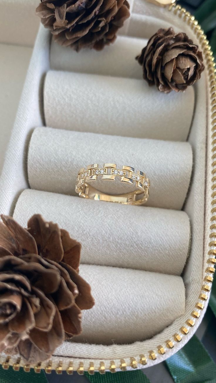 "ITEM DETAILS ❆All our jewelry are hand made with Love. ❆Material: 14K Gold ( 585). ❆Available colors: Gold, Rose Gold, White Gold. ❆Available Sizes: Look Size Option (Contact for different sizes) ❆Each item is made to order ❆ DO YOU LIKE THIS RING? ❆ You can get more information about it below but if you have any questions, just click the \"Message Sergen Vural \" button and I will be very happy to hear from you ☺ PACKAGING ❆Comes ready to gift in a beautiful jewelry box. ❆It comes with a speci Recycled Gold Diamond Cut Rings For Gifts, Elegant Recycled Gold Diamond Ring For Gifts, Fine Jewelry Half Eternity For Everyday, Fine Jewelry Half Eternity Pieces For Everyday, 14k Gold Half Eternity Jewelry For Everyday, Elegant Stackable Rings In Recycled Gold As A Gift, Recycled Gold Promise Ring With Single Cut Diamonds, Elegant Diamond Cut Ring With Recycled Gold, Gift Diamond Ring In Recycled Gold With Round Cut