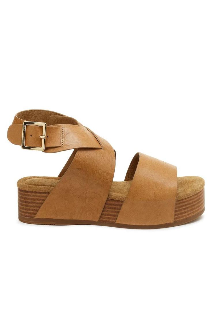 platform sandals The Dunes, Platform Sandals, Tan Leather, Brooklyn, Leather Straps, In Love, Perfect Fit, Buckle, Women Shoes