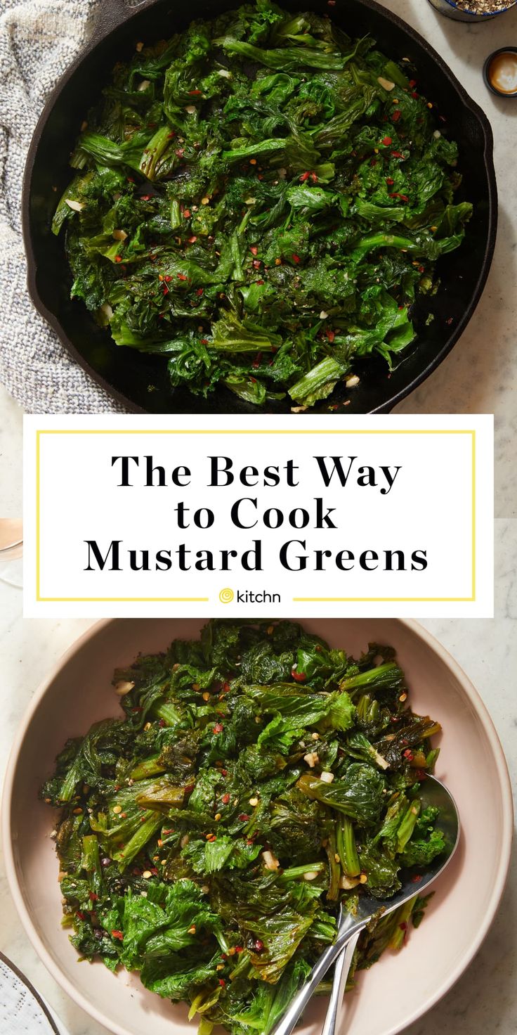 the best way to cook mustard greens