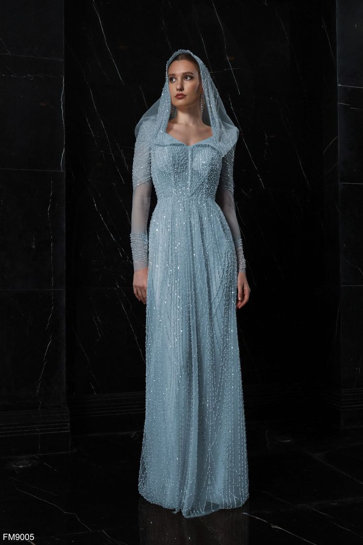 Indulge in elegance with Azzure Couture FM9005 from the Spring 2024 Collection. Elevate your evening look with this exquisite gown that exudes sophistication and glamour. Azzure Couture, Evening Look, Plastic Dress, Exquisite Gowns, Dress Cover, Spring 2024, 2024 Collection, Ball Dresses, Dress Backs