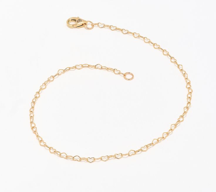 Come a little closer... and discover that this dainty chain is actually made from a string of the most adorable heart links. A sweet and unexpected gift for the jewelry lover in your life! From Adorna. Heart Chain, Jewelry Lover, Chain Bracelet, Design Elements, Jewelry Bracelets, Chain, Gold, Gifts