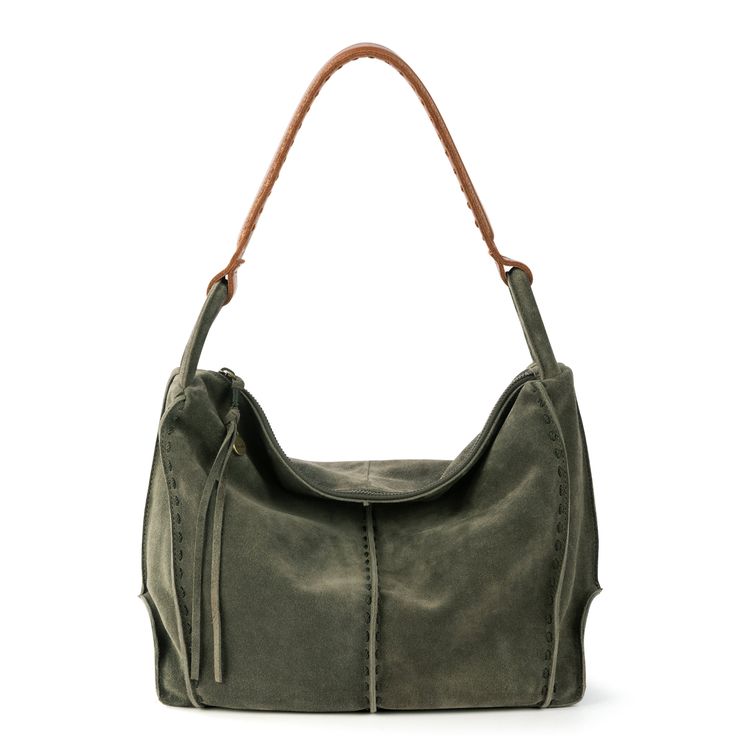 Casual and slouchy, this shoulder style is crafted from our exceptionally soft leather with other Los Feliz signatures, like a hand-stitched shoulder strap. It’s lightweight and finished with a top zip closure to keep everything secure. Dream Handbags, Random Clothes, Backpacks For Women, Cool Girl Style, Embroidered Tote, Purses For Women, Pretty Bags, The Sak, Work Bags