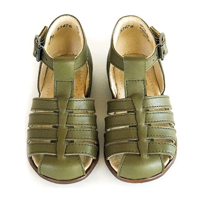 Your mini will love these shoes from The Eugens. Made from high quality leathers and handcrafted in France and Spain. | The Eugéns | Jules T-Strap Sandal, Kaki (Green, Size 23)  |  Maisonette collects the best children’s products from around the world (unlike Zulily, Etsy, The Tot, Farfetch Kids, Childrensalon, Crate and Kids, Kohls, Wayfair, Buy Buy Baby, Nordstroms, Mini Boden, J.Crew Factory, or PotteryBarn Kids), creating a curated shopping experience for you. Think of us as your shortcut to Modern Shoes, Boy Accessories, Retro Designs, Buy Buy, T Strap Sandals, Buy Buy Baby, Mini Boden, Shoes Booties, J Crew Factory