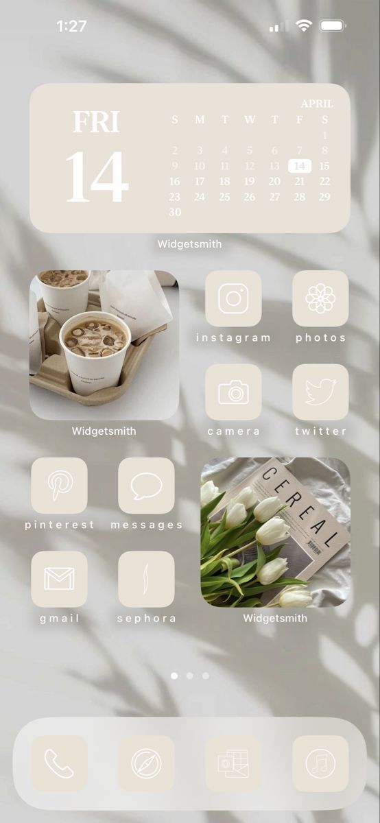 NEUTRAL IOS HOME-SCREEN IDEAS | HOW TO CUSTOMIZE YOUR IOS HOME-SCREEN Cream Beige Aesthetic, Aesthetic Ipad Homescreen Layout, Mobile Arrangement, Cel Phone, Ipad Essentials, Aesthetic Homescreen, Cute Home Screens, Custom Ipad, Baking Tutorial