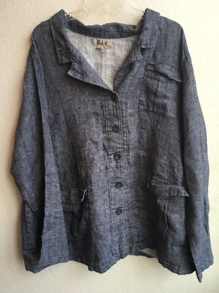 New with tags, 100% linen. Please see pictures for description. *ic Masculine Elegance, 60 Year Old Woman, Lagenlook Clothing, Lagenlook Style, Sweeney Todd, Glad Rags, 2024 Fashion, Jacket Buttons, Dream Clothes