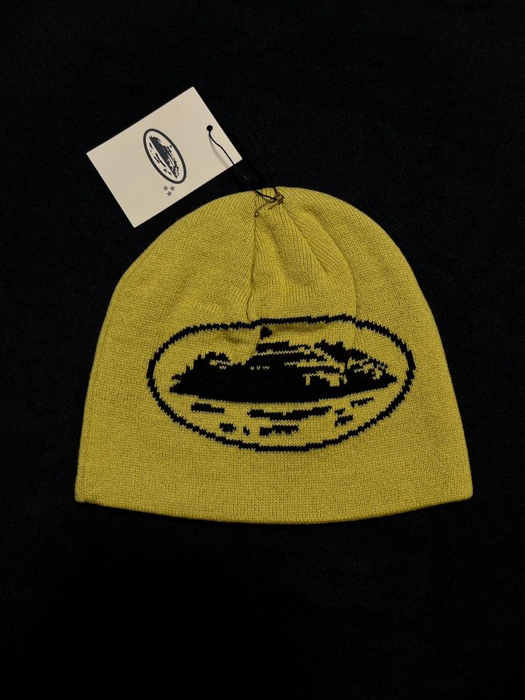 Hype Corteiz Classic Logo Alcatraz Yellow Beanie | Grailed Yellow Beanie, Hype Men, Hat Collection, Streetwear Mens, Classic Logo, Pocket Jeans, Men's Accessories, Accessories Shop, Koi