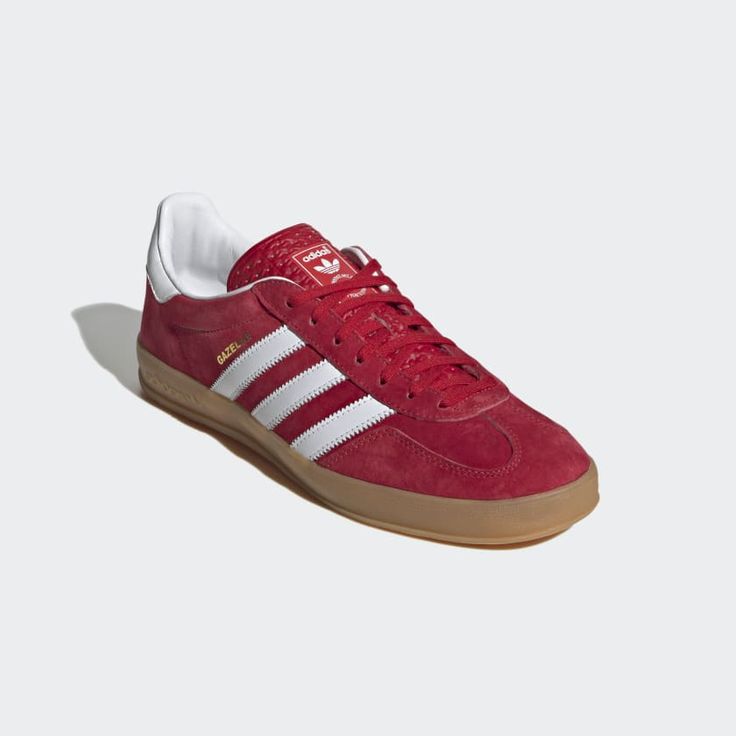 adidas Gazelle Indoor Shoes - Red | Men's Lifestyle | adidas US Adidas Gazelle Indoor, Adidas Originals Gazelle, Indoor Shoes, Adidas Originals Mens, Sneakers Adidas, Adidas Sneaker, Casual Sneakers Women, Red Sneakers, Air Jordan 3