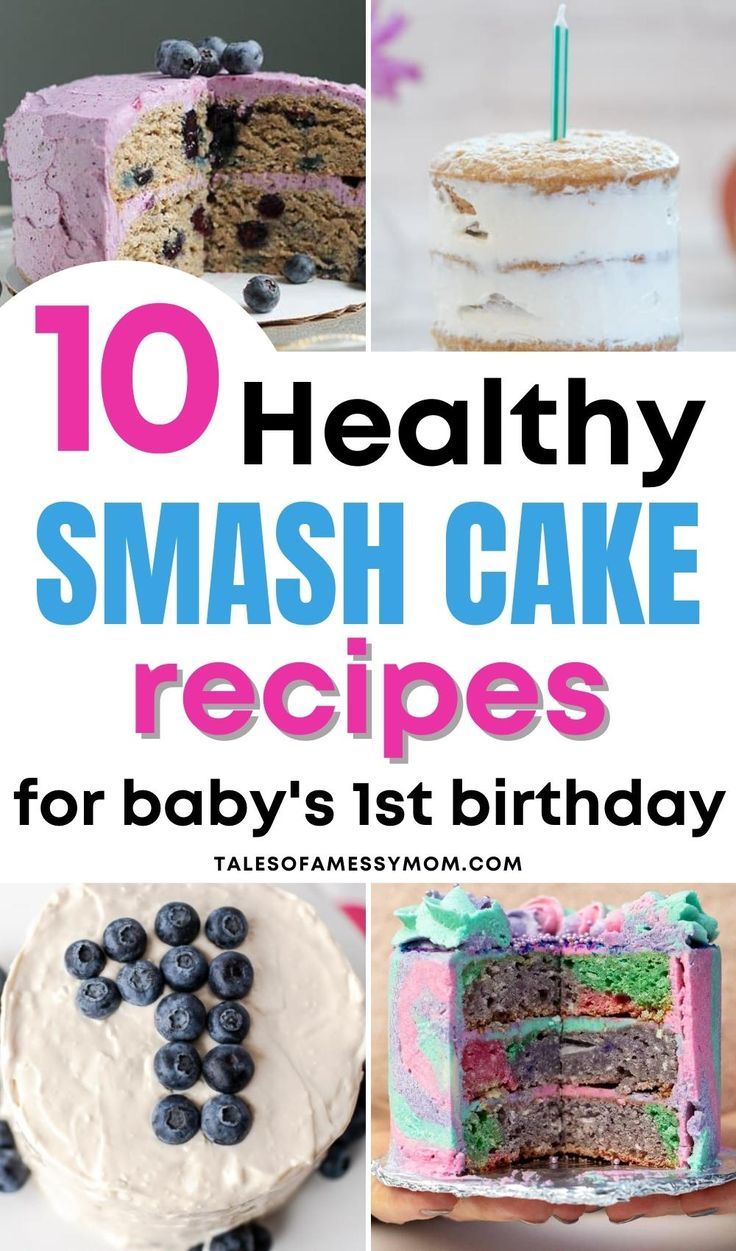 9 healthy smash cake recipes for baby's 1st birthday