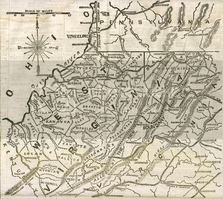 an old map shows the location of several towns and roads in this area, as well as