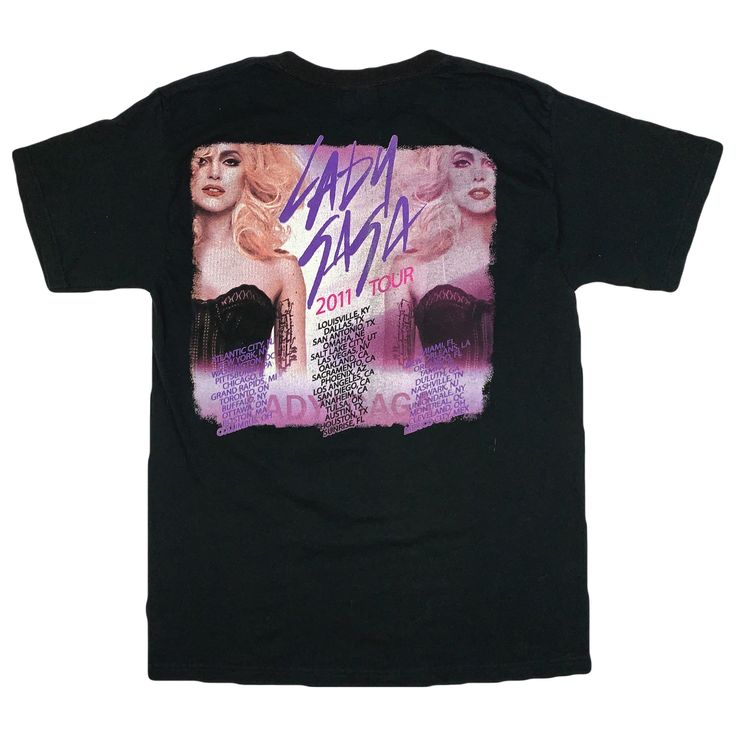 Vintage Lady Gaga BTW tour tee Fits like M Distressed by hand SIZE / COLOR / DISTRESSING / OTHER IMPERFECTIONS MAY VARY ALL SALES FINAL Vintage Band Tees, Vintage Lady, Vintage Band, Band Tees, Lady Gaga, Vintage Ladies, Im Not Perfect, Size Medium, Mens Graphic Tshirt