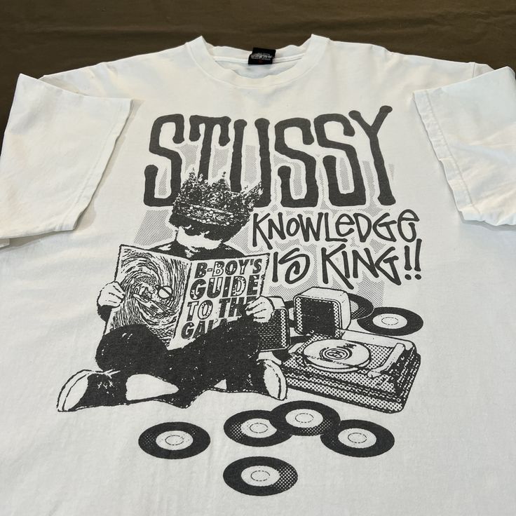 Stussy Shirt Design, Stussy Design Shirt, Stussy Tshirt Design, Stussy Tee Shirt, Stussy Vintage Tee, Vintage Stussy T Shirts, Stussy Graphic Tee, Vintage T-shirt, Stussy Design