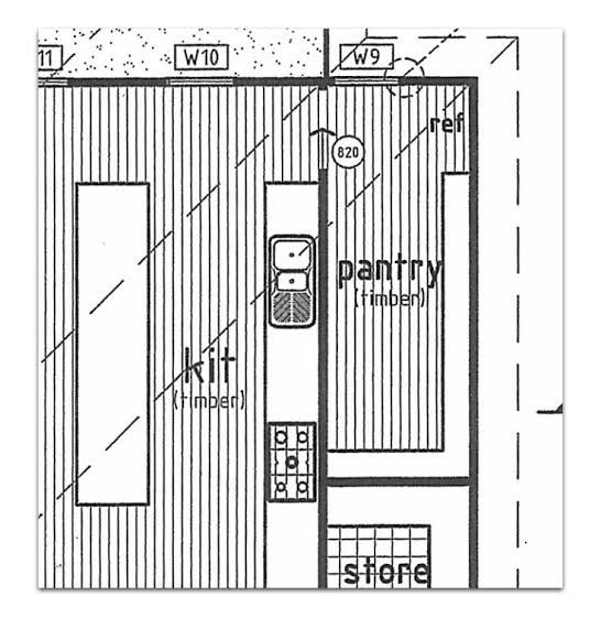 the floor plan for an apartment