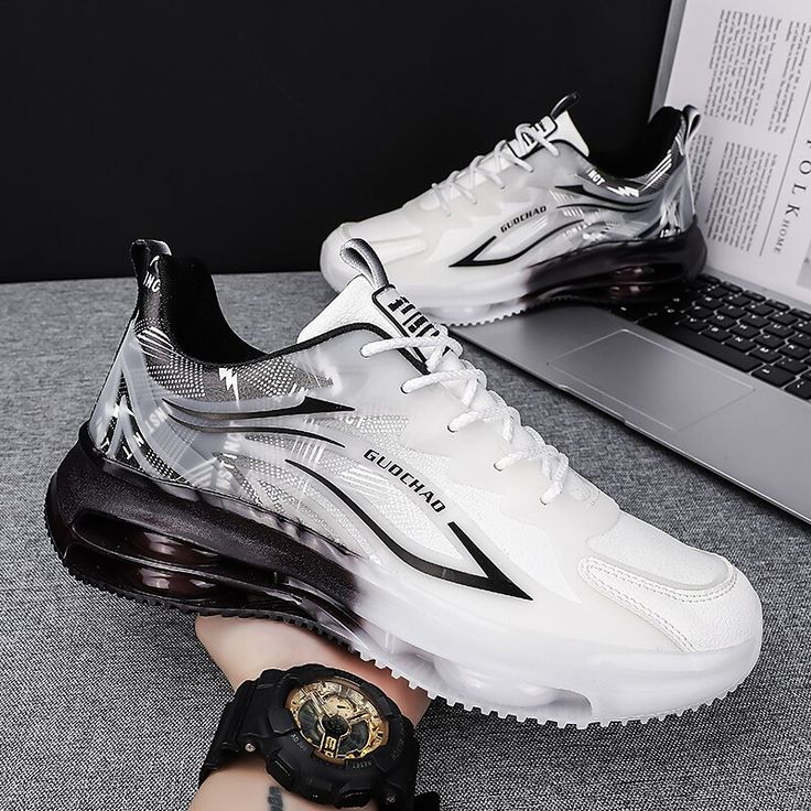 Category:Sneakers; Upper Materials:PU; Season:Fall; Gender:Men's; Activity:Running,Walking; Toe Shape:Round Toe; Style:Sporty; Outsole Materials:Rubber; Occasion:Athletic; Closure Type:Lace-up; Listing Date:10/17/2023; 2024 Trends:Comfort Shoes; Foot Length:; SizeChart1_ID:2:185312; Size chart date source:Provided by Supplier. Tuxedo Shirt Men, Womens Basic Tops, Mens Outdoor Jackets, Outwear Women, Linen Shirt Men, Tuxedo For Men, Shoes Running, 2024 Trends, Linen Pants Women